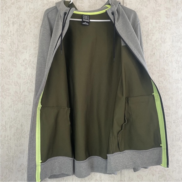 Nike Tech Fleece Full Zip Hoodie Gray 547292-063 Storm fit Sweatshirt Men’s XL - Picture 3 of 6